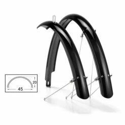 JOFRAB Skärmset 28 Tum 45 Mm Mattsvart