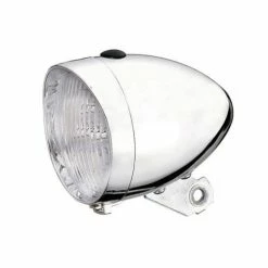 Herrmans Framlampa Retro Chrome Batteri