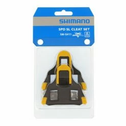 SHIMANO PARTS Pedalkloss SM-SH11, Gul Full Rörlighet, 6 Grader Float