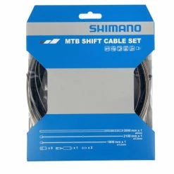 SHIMANO PARTS Växelvajerset MTB Rostfri Svart, 300cm Hölje